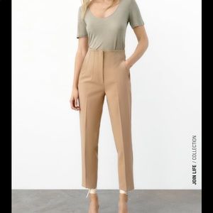 Zara high waisted trouser pants